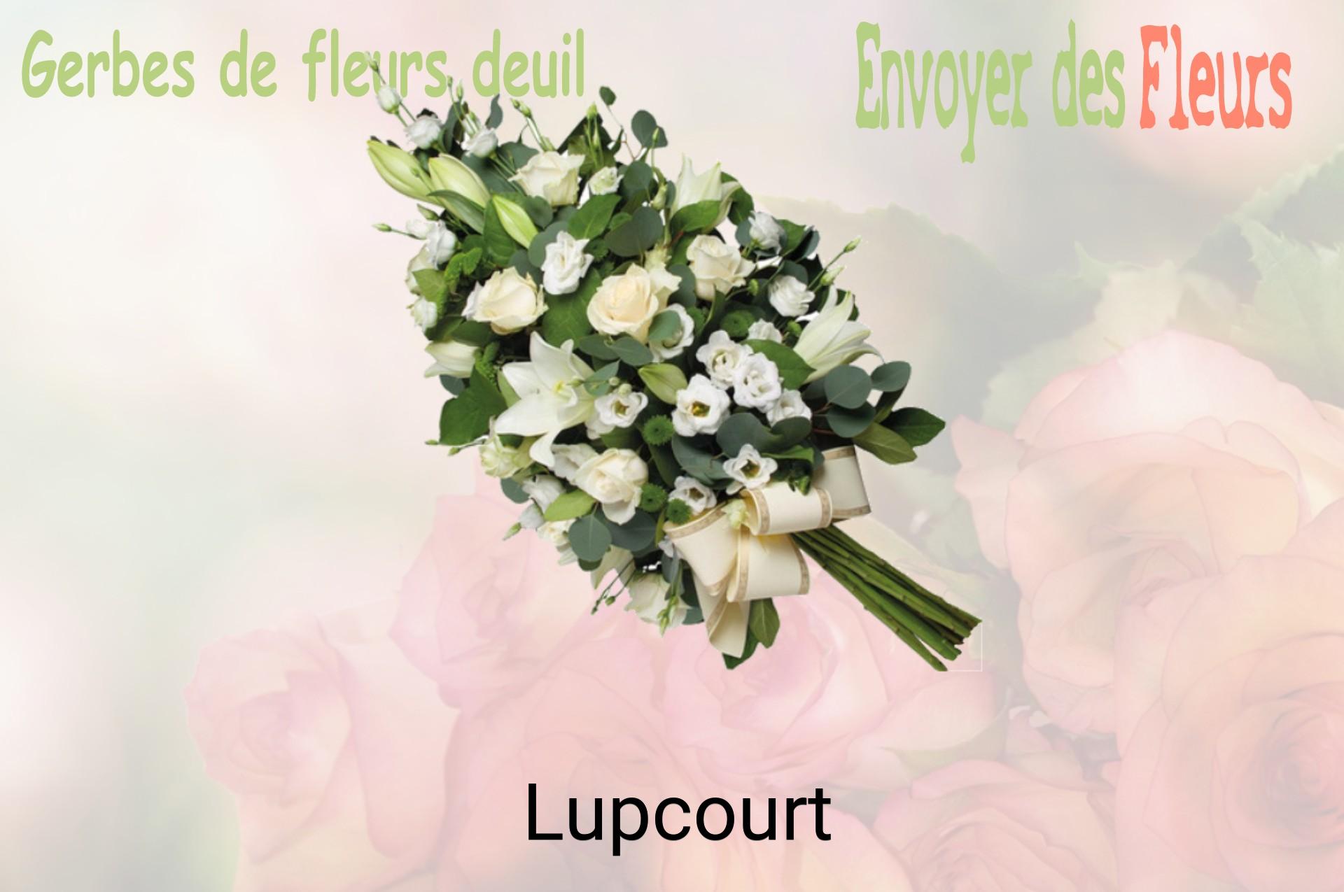 Gerbe de fleurs de deuil livrée à Lupcourt